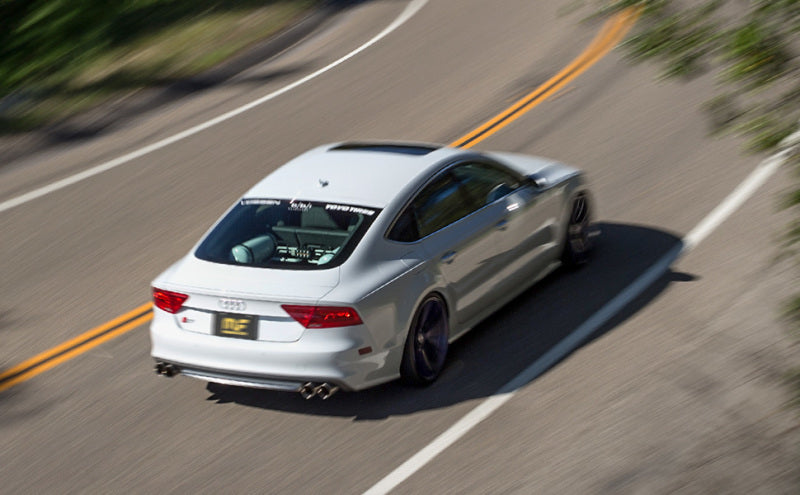 MagnaFlow Sys C/B 12-15 Audi A6 / A7 3.0L V6 SS 2.5in Dual Split Rear Ext 4in Tips - 19159