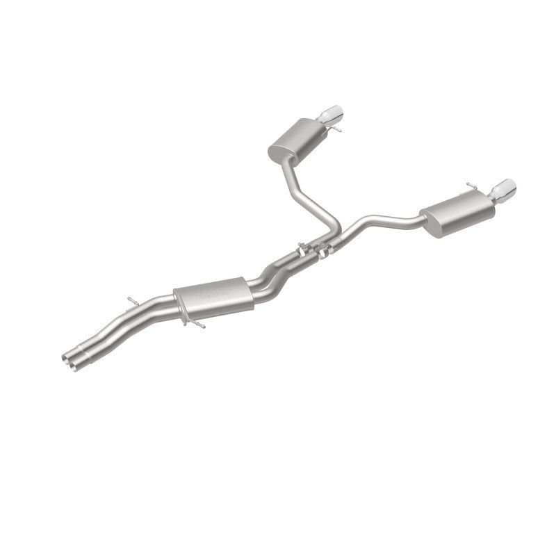 MagnaFlow Sys C/B 12-15 Audi A6 / A7 3.0L V6 SS 2.5in Dual Split Rear Ext 4in Tips - 19159