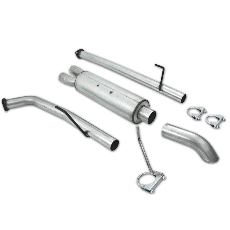MBRP 07-08 Toyota Tundra Cat Back Turn Down Single Side Aluminized Exhaust - S5318AL