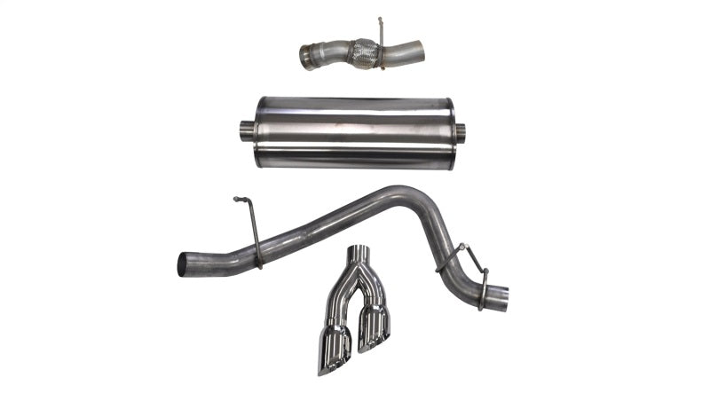 Corsa 15-16 GMC Yukon Denali 6.2L V8 Single Side Exit Cat-Back Exhaust w/ Polished Tips - 14826