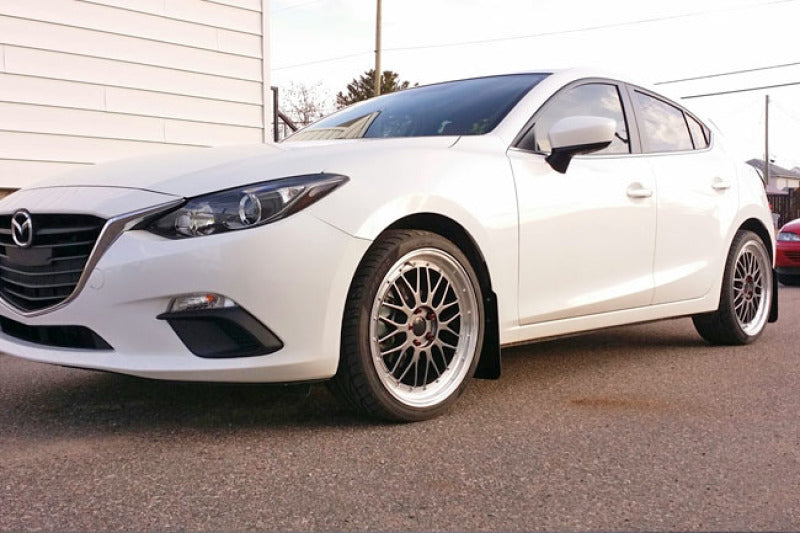 Rally Armor 14-18 Mazda3/Speed3 Black UR Mud Flap w/ Grey Logo - MF31-UR-BLK/GRY