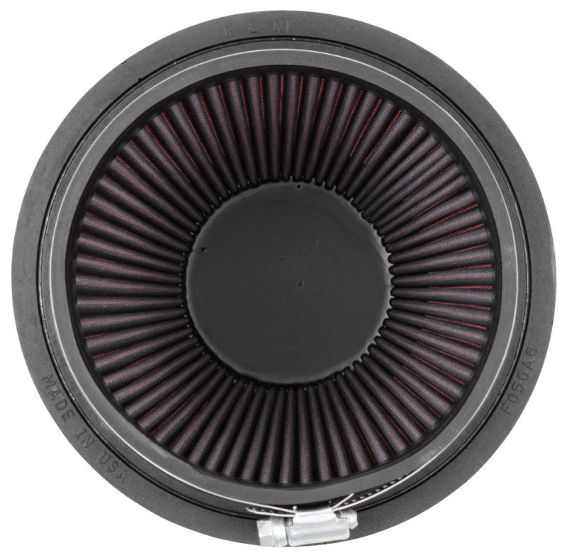 K&N Filter Universal Rubber Filter 5 inch Flange 6 1/2 inch Base 4 3/8 inch Top 7 inch Height - RU-2800