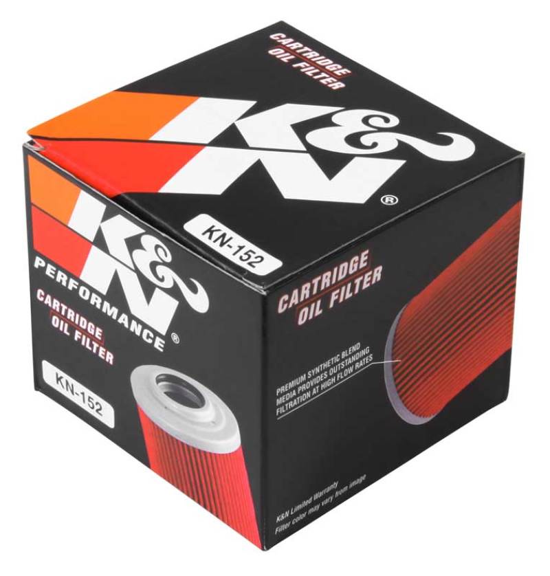 K&amp;N Aprilia / Bombardier / Can-Am / Ski Doo 2.219in OD x 2.969in H Oil Filter - KN-152