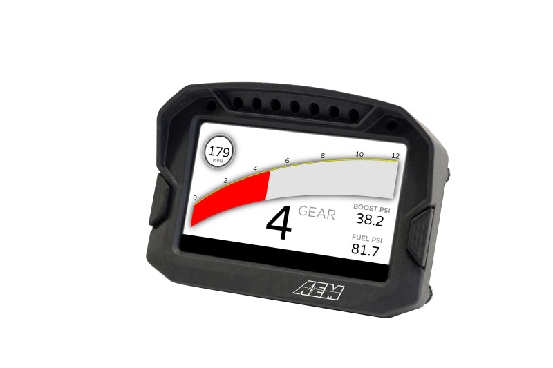 AEM CD-5G Carbon Digital Dash Display w/ Interal 10Hz GPS &amp; Antenna - 30-5602