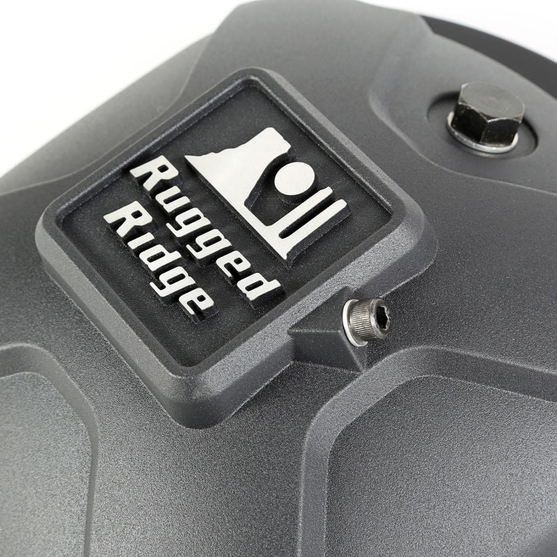 Rugged Ridge Boulder Aluminum Differential Cover Dana 30 Black - 16595.13