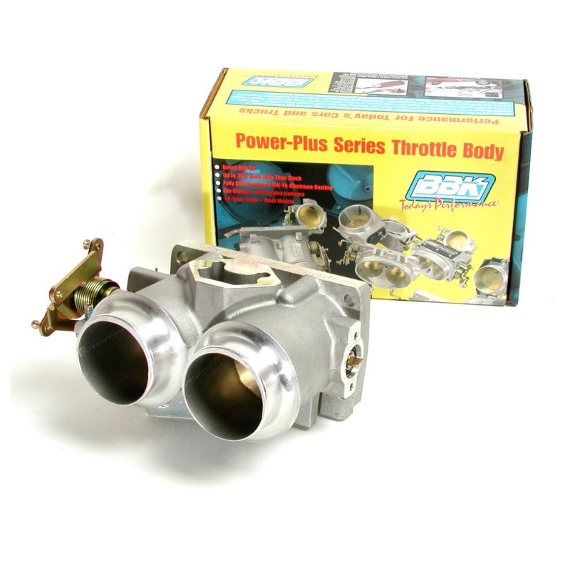 BBK 87-96 Ford F Series Truck RV 302 351 Twin 56mm Throttle Body BBK Power Plus Series - 3501