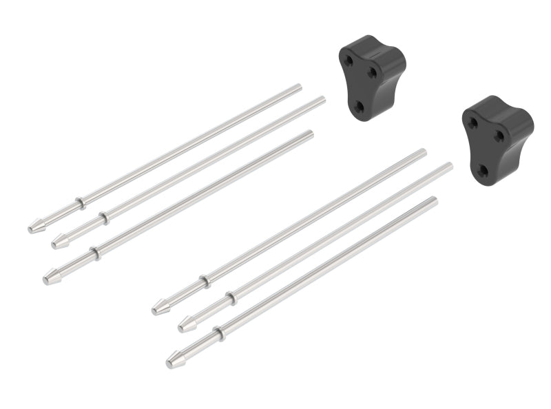 Borla Hanger &amp; Isolator Kit - 6 Hanger Rods &amp; 2 Rubber Isolators - 60582