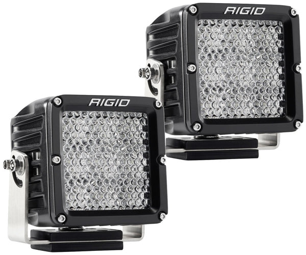 Rigid Industries Dually XL Hybrid Diffused - Spot (Set of 2) - 322313 by Rigid Industries - front view