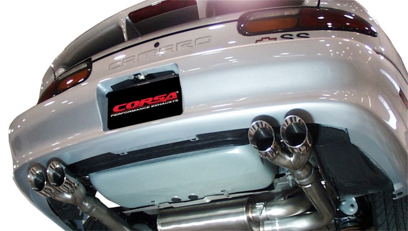 Corsa 98-02 Chevrolet Camaro Convertible Z28 5.7L V8 LS1 Polished Sport Cat-Back Exhaust - 14143