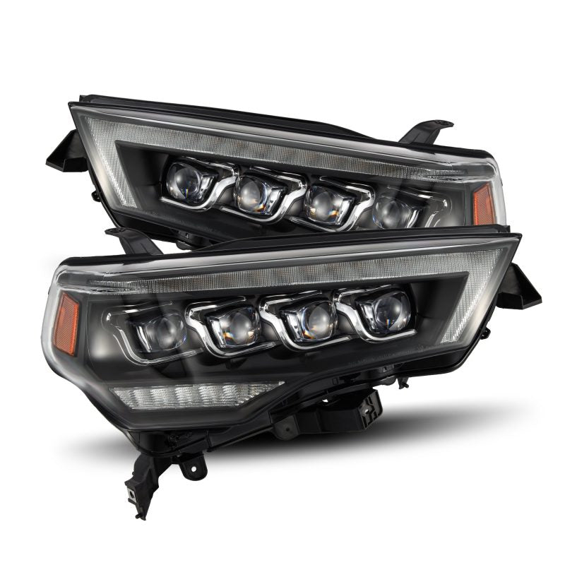 AlphaRex 14-22 Toyota 4Runner (2021 Req. Conv) NOVA LED Proj HL Blk w/Actv Light &amp; Seq. Sig + SB DRL