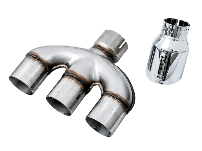 AWE Tuning 2016+ Honda Civic Si Touring Edition Exhaust w/Front Pipe &amp; Triple Chrome Silver Tips