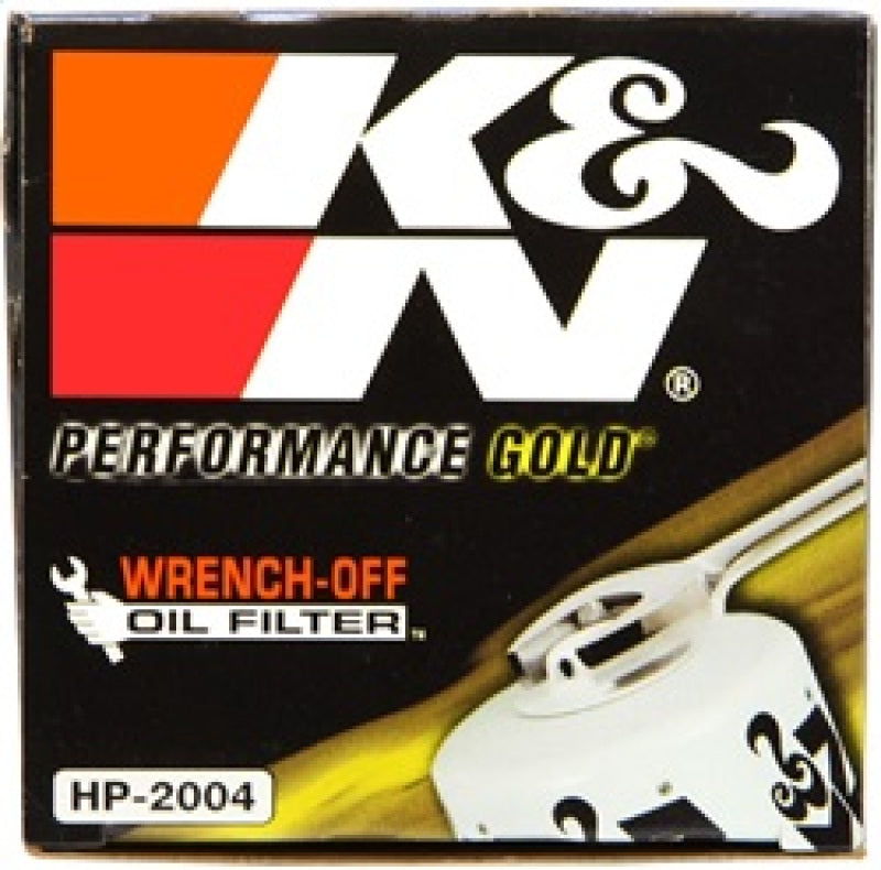 K&N 87-92 Supra Non-Turbo / 99-04 Grand Cherokee 4.0 Performance Gold Oil Filter - HP-2004