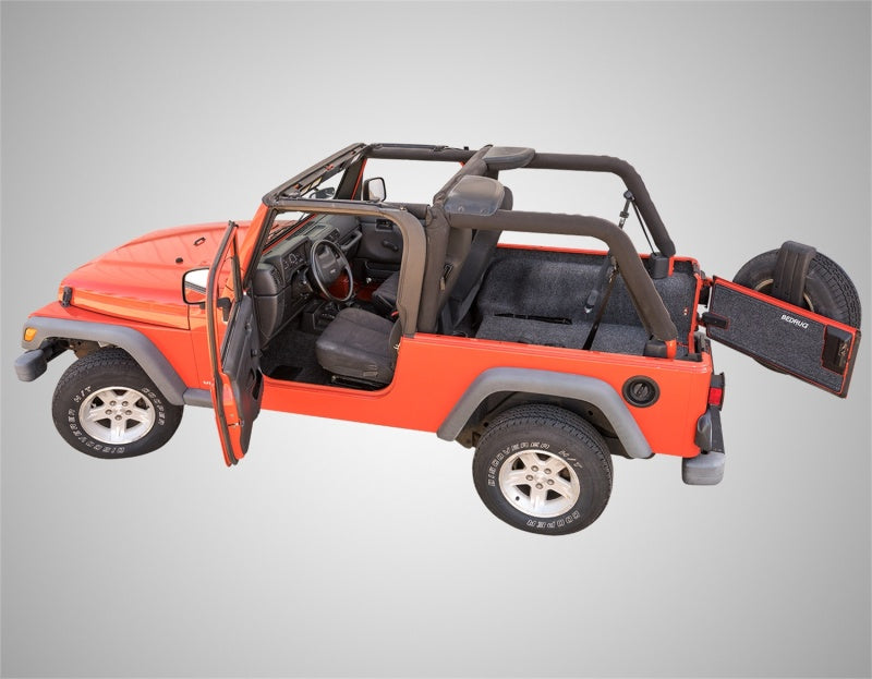 BedRug 03-06 Jeep LJ Unlimited Rear 4pc Cargo Kit (Incl Tailgate &amp; Tub Liner)