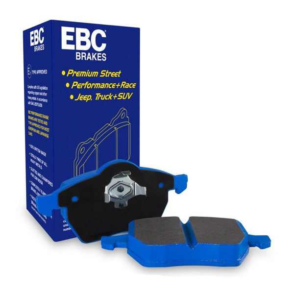 EBC 2022+ Volkswagen Golf R (Mk8) Bluestuff Front Brake Pads - DP52448NDX for 2022-2026 Audi S3 - front view