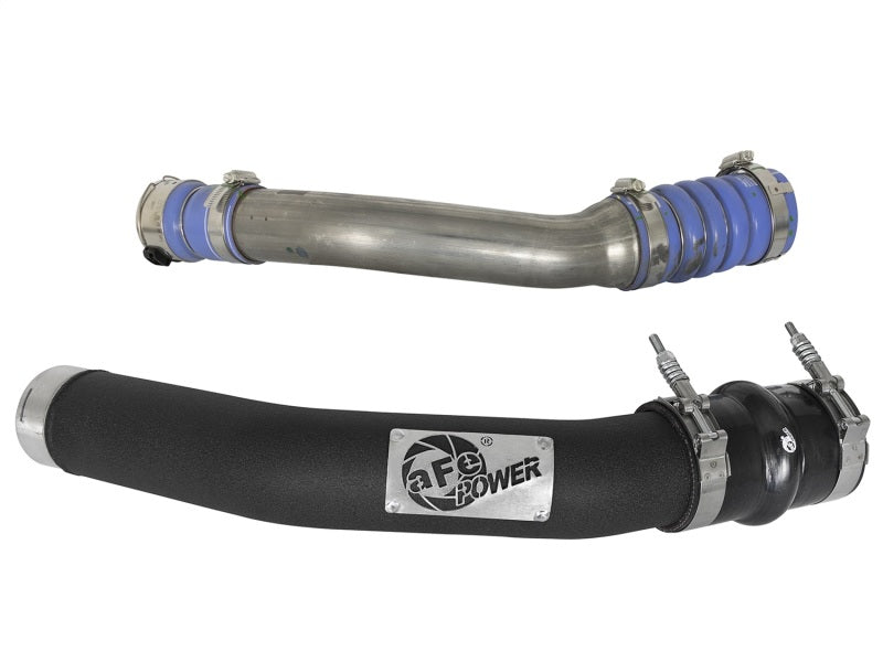 aFe Bladerunner 3in Hot and Cold Side Black Intercooler Tubes 2017 Ford Diesel Trucks V8 6.7L (td) - 46-20314-B