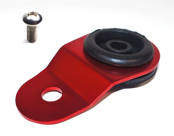 Torque Solution Radiator Mount w/ Insert (RED) : Mitsubishi Evolution 7/8/9 - TS-EV-008I for 2005-2006 Mitsubishi Lancer