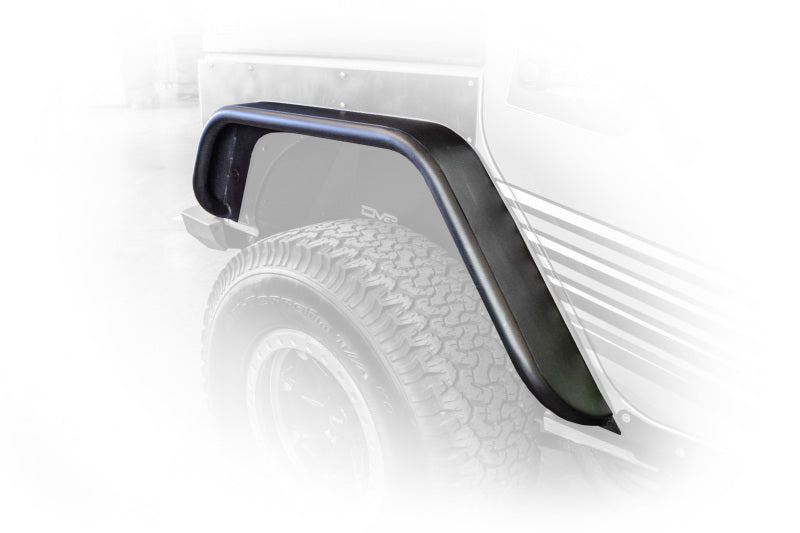 DV8 Offroad 07-18 Jeep Wrangler JK Front &amp; Rear Flat Tube Fenders