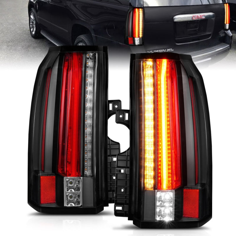 ANZO 2015-2017 GMC Yukon/Yukon XL LED Taillights Black - 311275