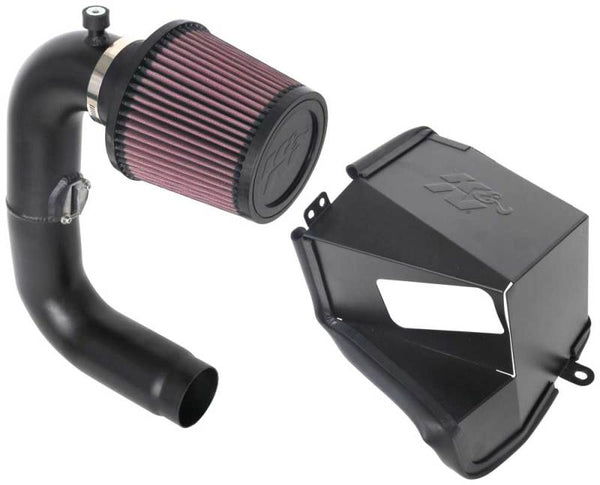 K&N 18-19 Subaru WRX 2.0L Turbo Typhoon Air Intake - 69-8011TTK for 2018-2020 Subaru WRX - front view