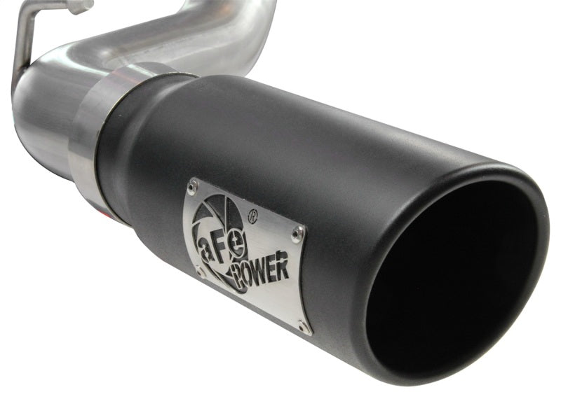 aFe MACHForce XP Exhausts Cat-Back SS-409 EXH CB Toyota Tacoma 05-13 V6-4.0L (Blk Tip) - 49-46001-1B