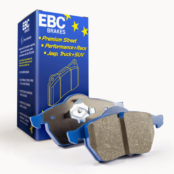 EBC 2017+ Ford Fiesta (MK7) Bluestuff Front Brake Pads - DP52149NDX for 2013-2019 Ford Fiesta - front view