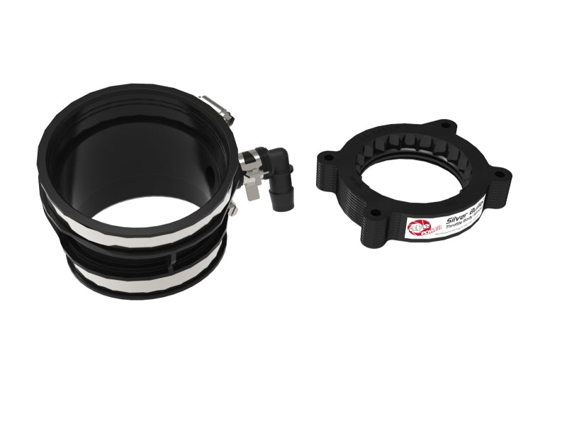 aFe 2020 Vette C8 Silver Bullet Aluminum Throttle Body Spacer / Works With Factory Intake Only - Blk - 46-34017B