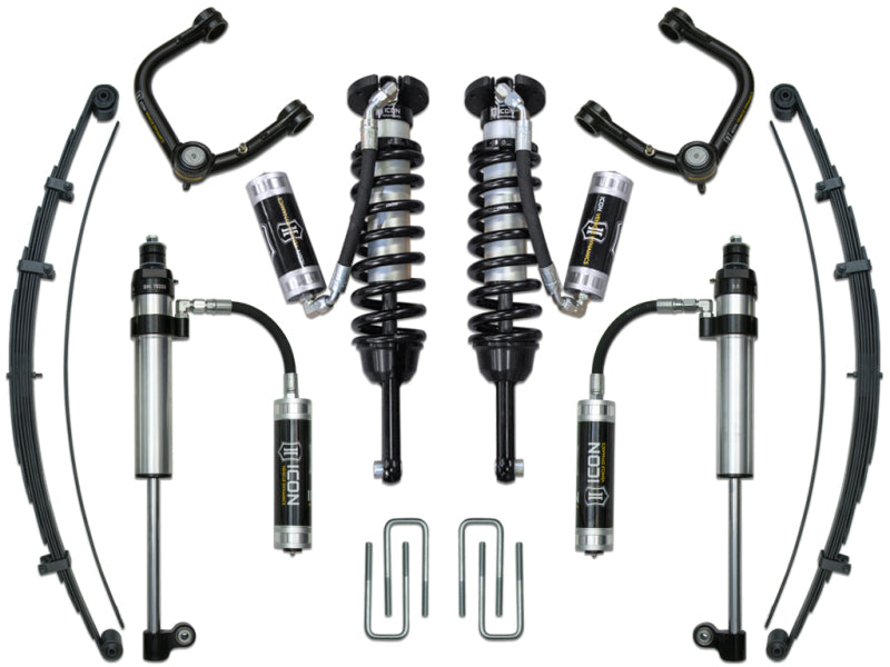 ICON 05-15 Toyota Tacoma 0-3.5in/16-17 Toyota Tacoma 0-2.75in Stg 8 Suspension System w/Tubular Uca - K53008T