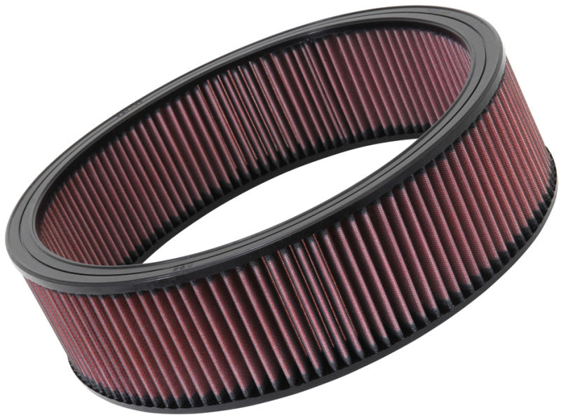 K&N Custom Round Air Filter 14in OD 12in ID 4in Height - E-3730 by K&N Engineering - angle view