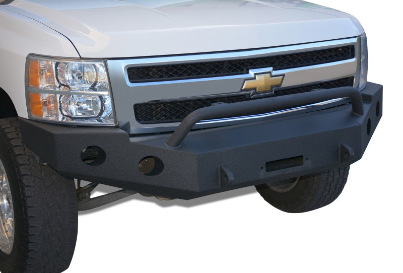 DV8 Offroad 07-13 Chevrolet Silverado 1500 Front Bumper - Black Powdercoat