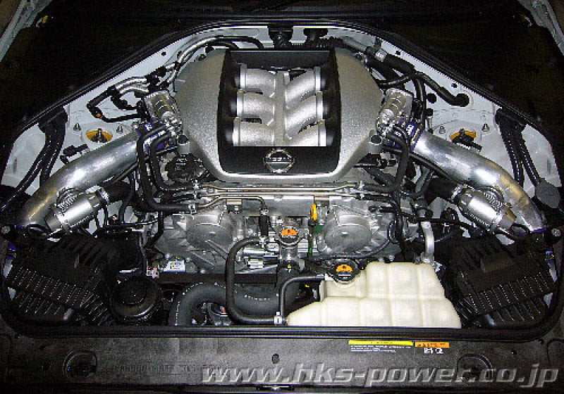 HKS 09-10 GT-R R35 SSQV4 BOV Kit Includes 2 SSQV &amp; Polished Aluminum Pipes