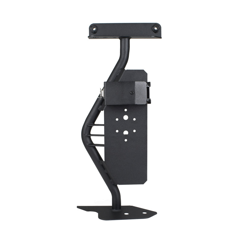 Go Rhino 18-24 Jeep Wrangler JL/JLU/JT Front Fender Jack Mount for Hi-Lift Jack - Tex. Blk - 701011T