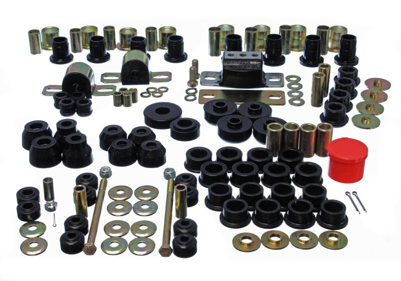Energy Suspension 63-82 Chevrolet Corvette Black Hyper-flex Master Bushing Set - 3.18123G