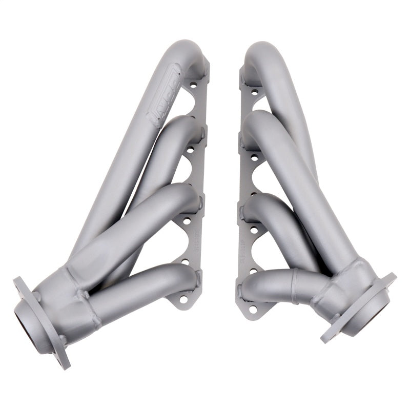 BBK 79-93 Mustang 351 Swap Shorty Unequal Length Exhaust Headers - 1-5/8 Titanium Ceramic - 1511