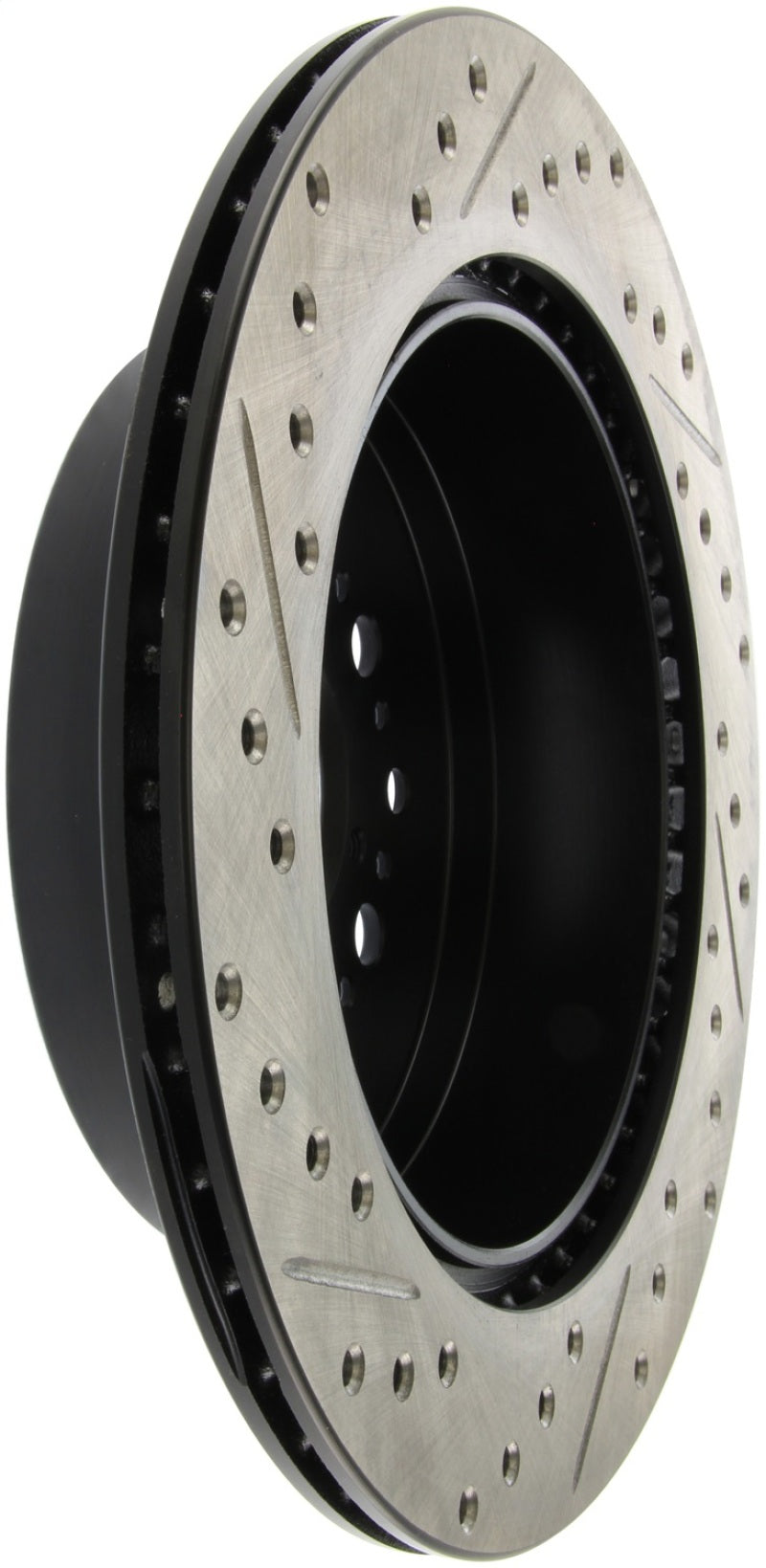 StopTech Power Slot 93-97 Lexus GS Series/95-00 LS400/92-00 SC400 Rear Left Drilled &amp; Slotted Rotor - 127.44084L