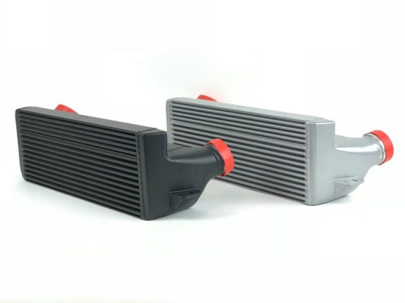 CSF 04-13 BMW 335i/xi (E90/E91/E92/E93) High Performance Stepped Core Bar/Plate Intercooler - Black - 8127B