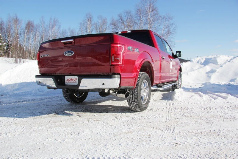 MBRP 2015 Ford F-150 2.7L / 3.5L EcoBoost 4in Cat Back Single Side T409 Exhaust System - S5259409