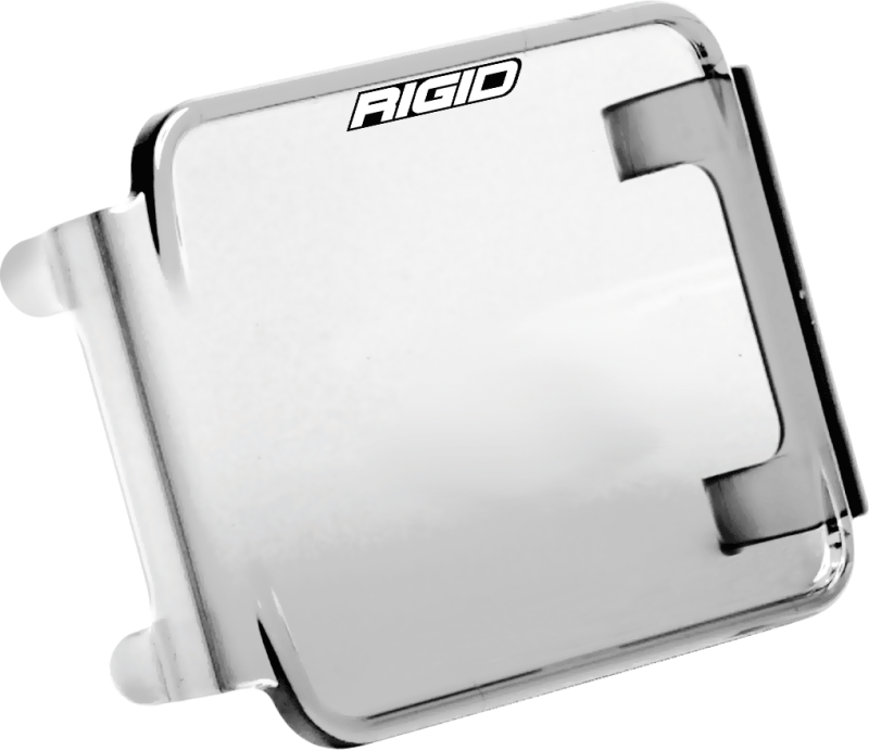 Rigid Industries Protective Polycarbonate Cover - Dually/D2 - Clear - 201923 by Rigid Industries - angle view