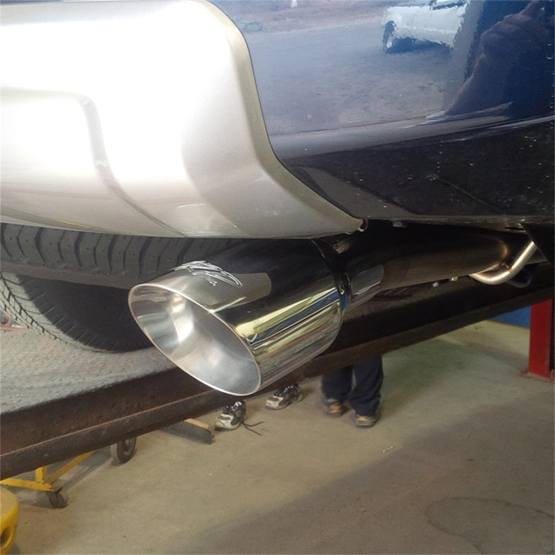 MBRP 10-18 Toyota 4 Runner AL 4in O.D Tip Single Rear Exit 2.5in Cat Back Exhaust - S5342AL