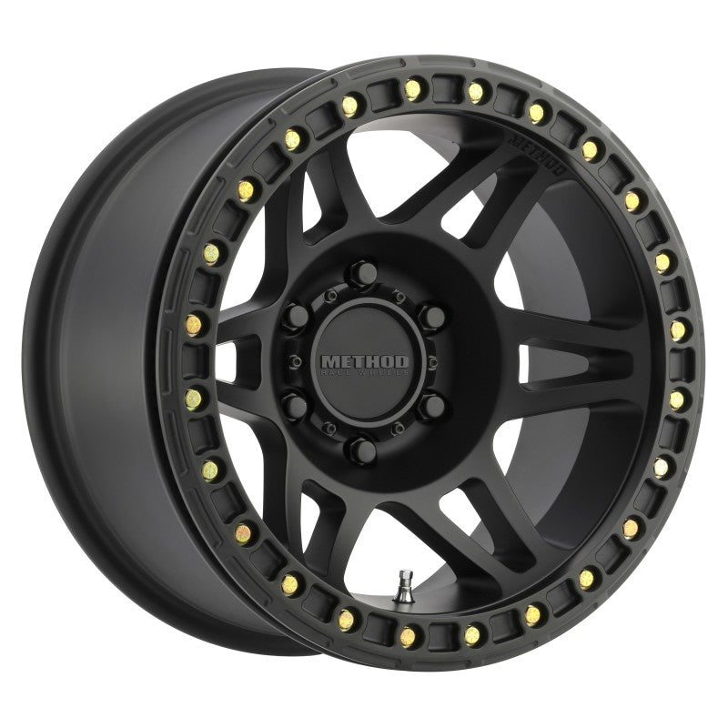 Method MR106 Beadlock 17x9 -44mm Offset 6x5.5 108mm CB Matte Black w/BH-H24125 Wheel - MR10679060544B