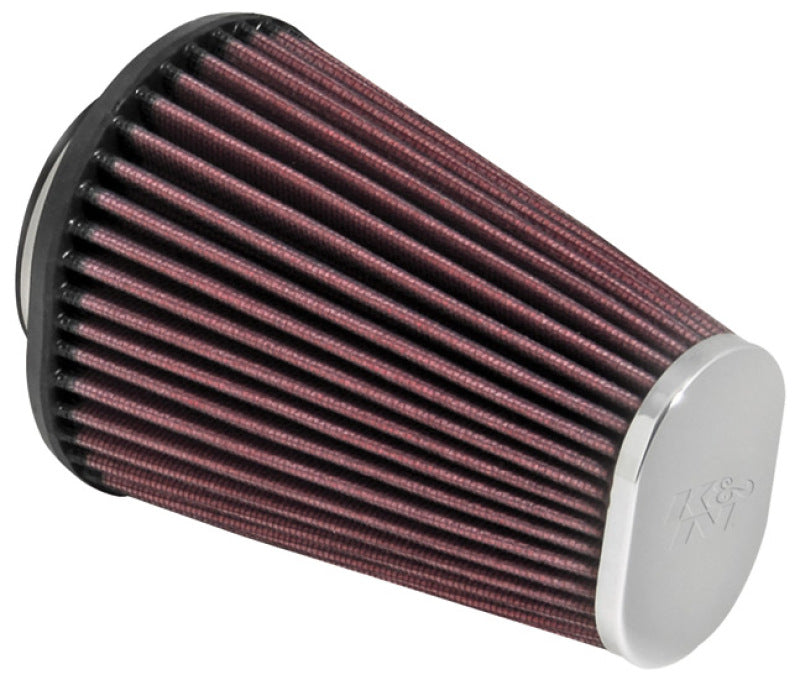 K&N Universal Clamp-On Air Filter 2-7/16in Flange 4-1/2x3-3/4in Base 3x2in Top 6in Height - RC-3680
