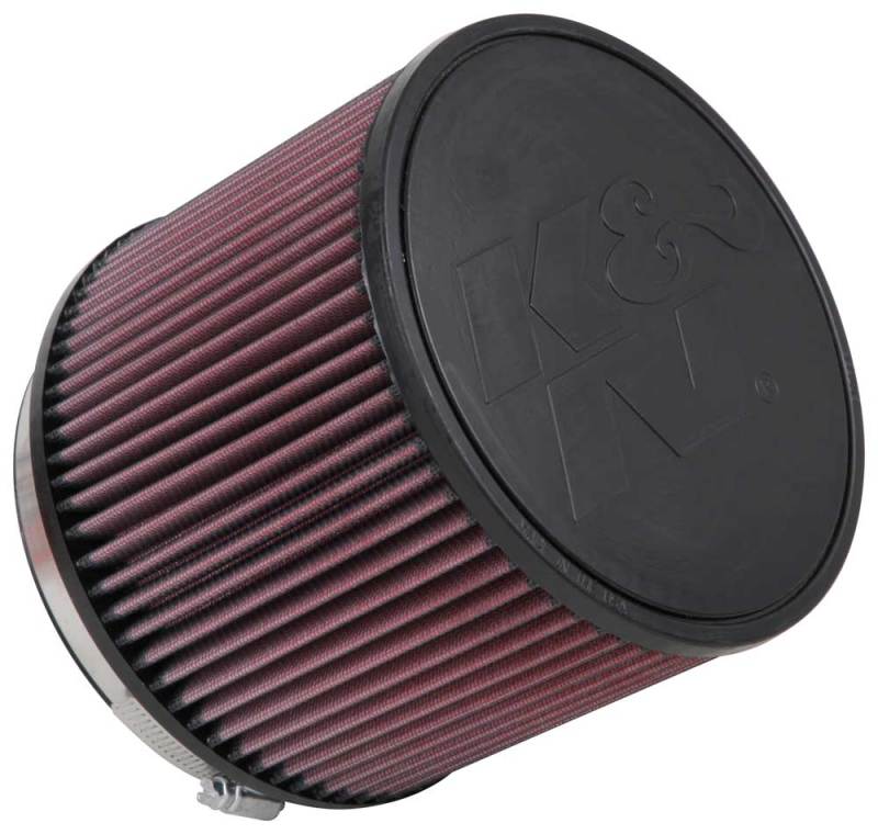 K&N Universal Rubber Filter 6in FLange ID / 7.5in OD / 6in Height / Round Straight - RU-3060 by K&N Engineering - angle view