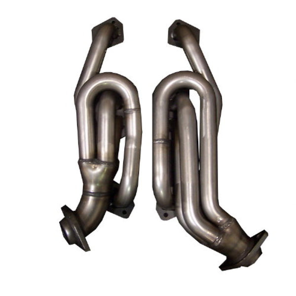 Gibson 98-03 Dodge Dakota R/T 5.9L 1-1/2in 16 Gauge Performance Header - Stainless - GP301S for 1996-2003 Dodge Dakota - fron