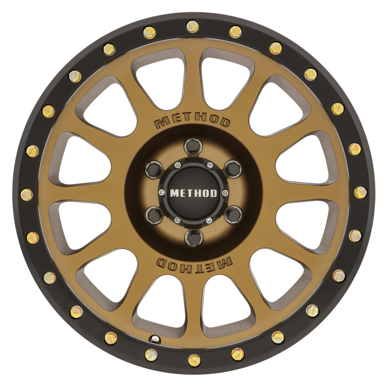 Method MR305 NV 18x9 -12mm Offset 6x5.5 108mm CB Method Bronze/Black Street Loc Wheel - MR30589060912N