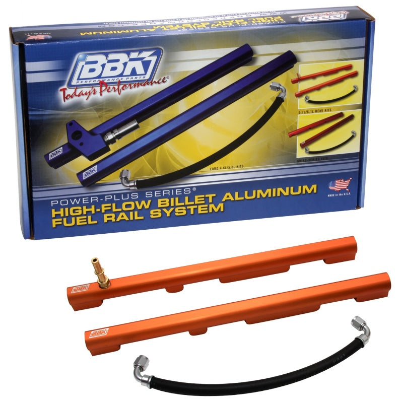 BBK 05-14 Dodge Hemi 5.7/6.1 High Flow Billet Aluminum Fuel Rail Kit (Non Trucks) - 5019