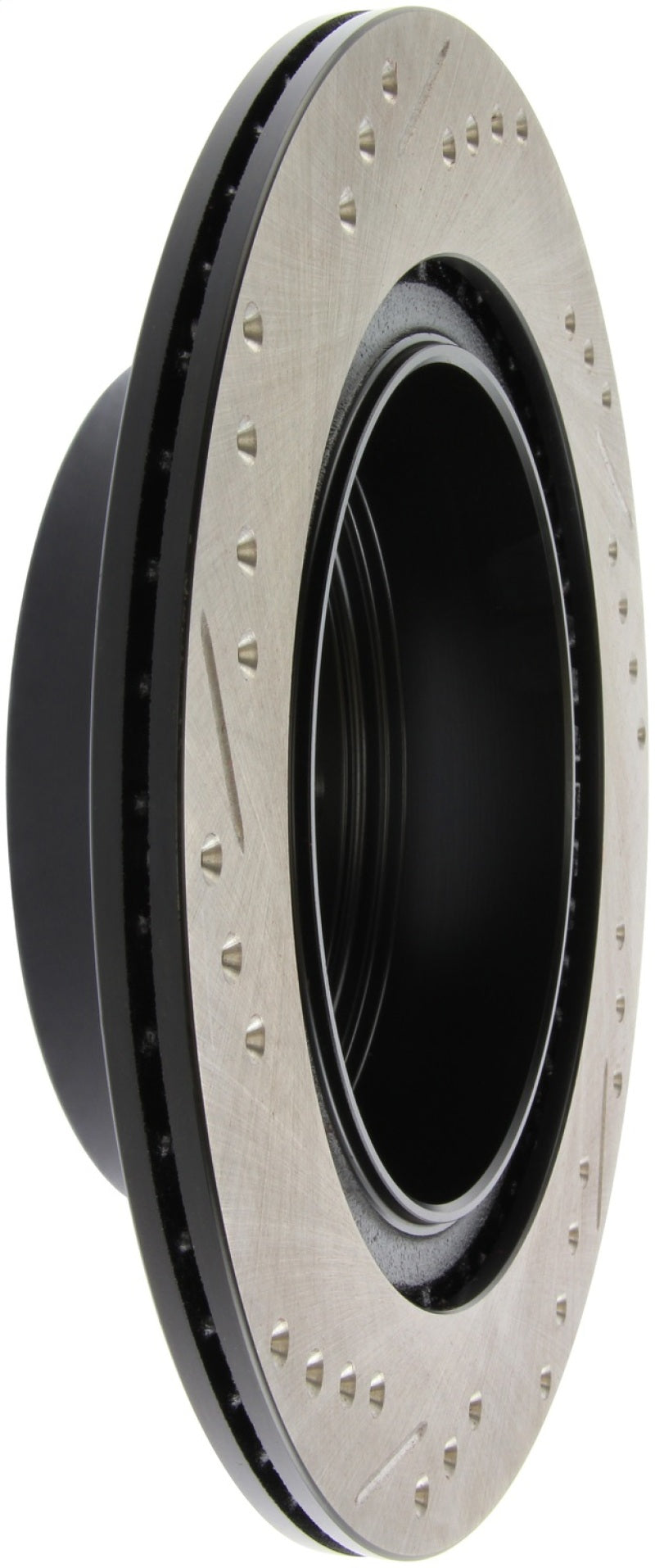 StopTech 06-07 350Z / 05-07 G35 / 06-07 G35X SportStop Slotted &amp; Drilled Rear Left Rotor - 127.42088L