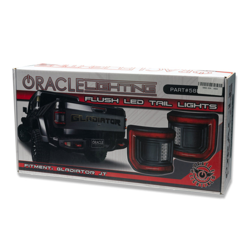 Oracle 2020+ Jeep Gladiator JT Flush Mount LED Tail Lights -  Tinted Lens - 5882-504-T
