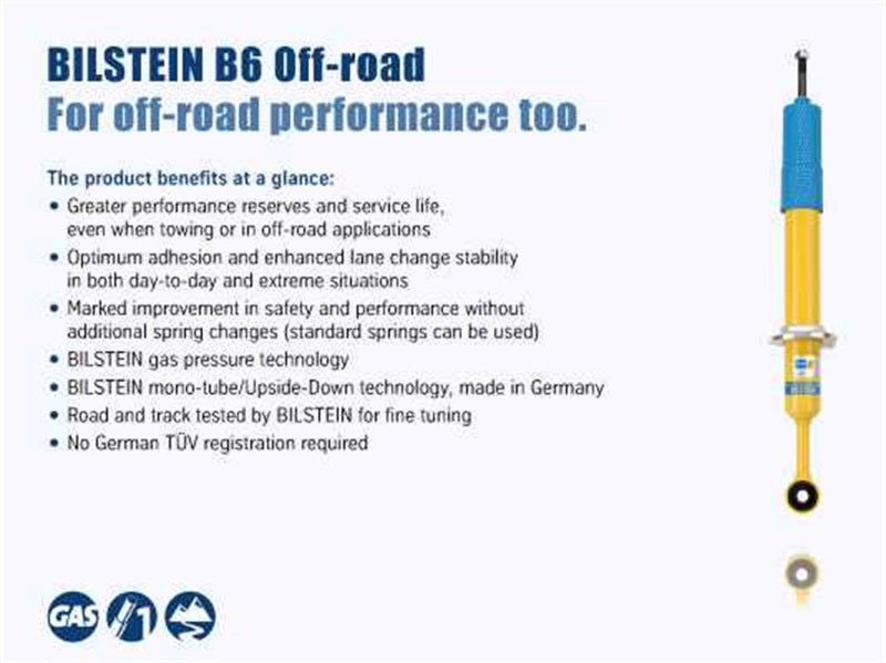 Bilstein 4600 Series 2016+ Toyota Tacoma 4x4 Rear Monotube Shock Absorber - 24-265973