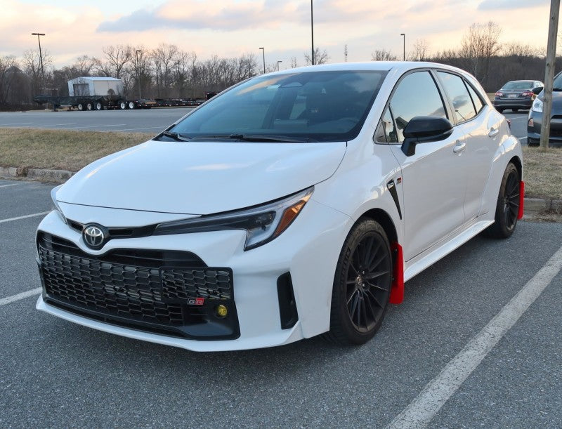 Rally Armor 2023 Toyota GR Corolla Red UR Mud Flap w/ Black Logo - MF89-UR-RD-BLK