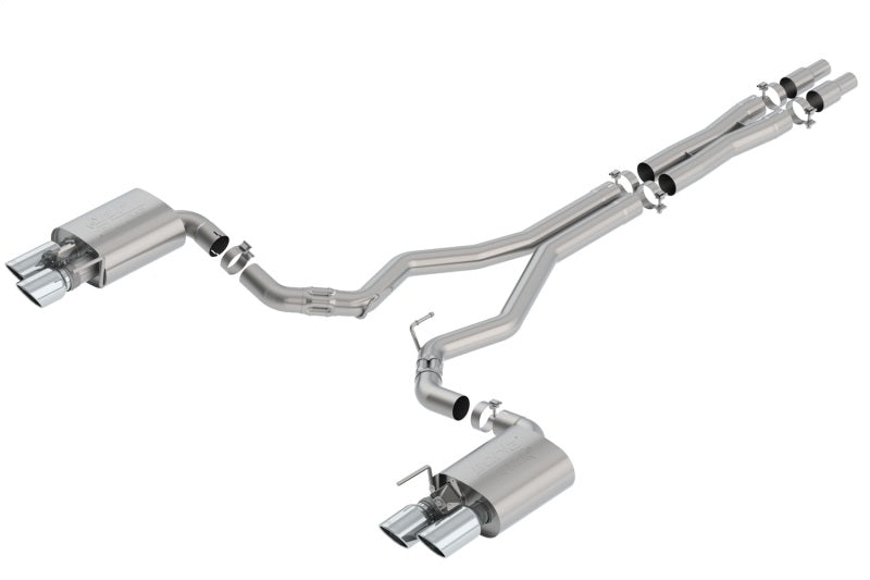 Borla 2018 Ford Mustang GT 5.0L AT/MT 3in ATAK Catback Exhaust w/ Valves - 140743