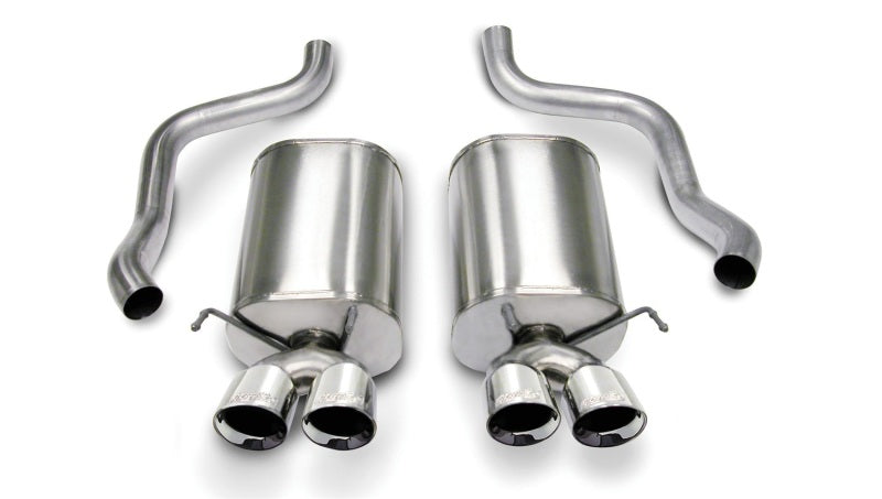 Corsa 05-08 Chevrolet Corvette C6 6.0L V8 Polished Sport Axle-Back Exhaust